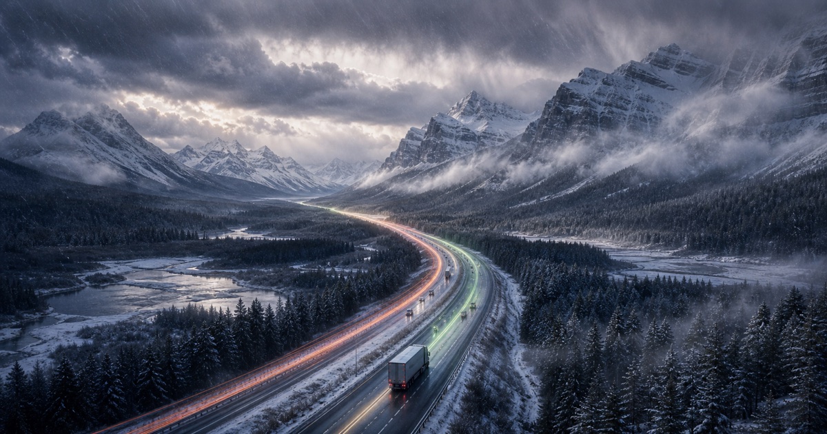 Calgary to Jasper route weather planning image