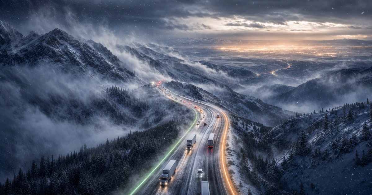 Denver to Salt Lake City route weather planning image