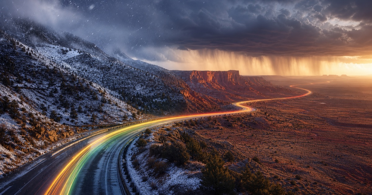 Salt Lake City to Moab route weather planning image